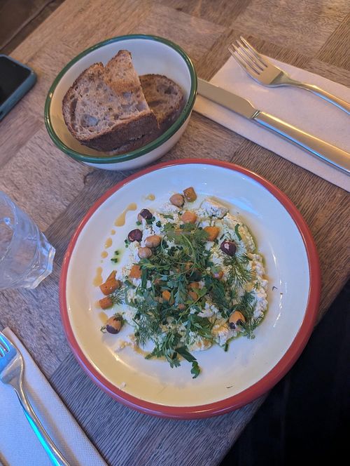 Ricotta Squash at Aujourd'hui Demain Cafe in Paris