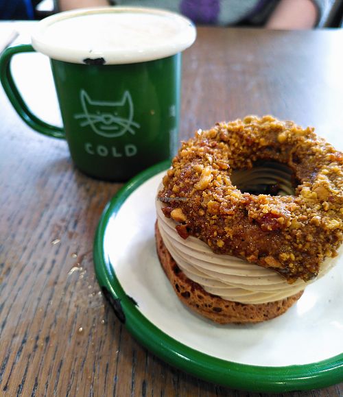 Paris Brest at Aujourd'hui Demain Cafe in Paris