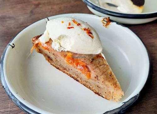 Financier at Aujourd'hui Demain Cafe in Paris