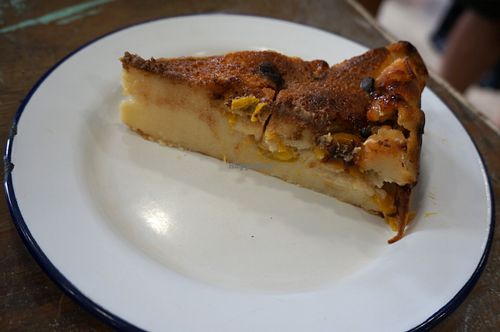 Clafoutis at Aujourd'hui Demain Cafe in Paris