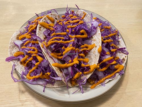 Tacos at Healthy Penguin Cafe in Matsumoto