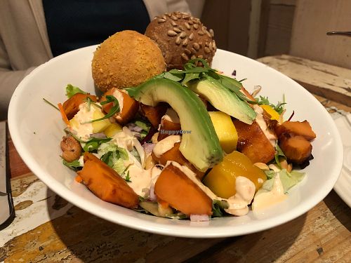 Salad with Avocado at De Zeemeeuw in Noordwijk