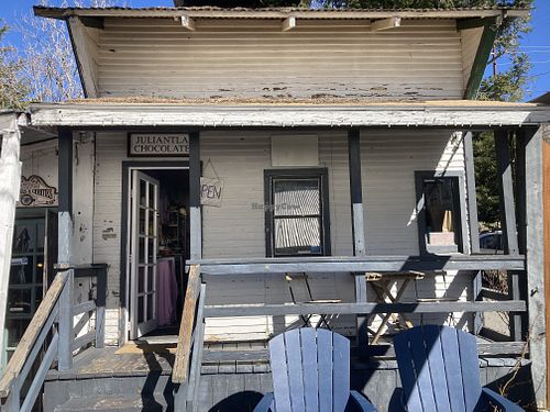 Front of store  at Juliantla Chocolate in Julian