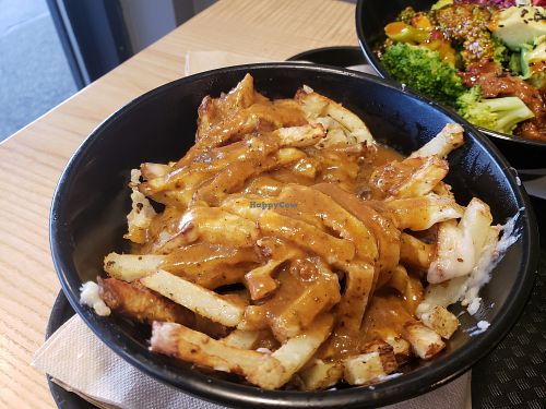 poutine with mushrooms. yum at Copper Branch in Dollard-des-ormeaux