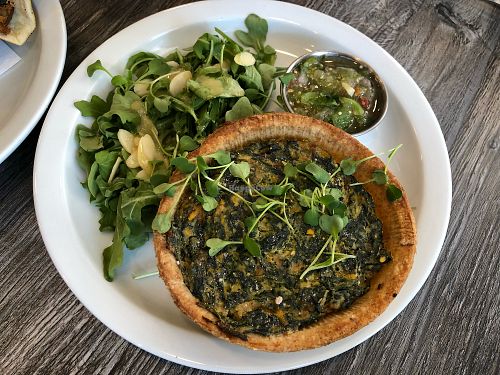 Quiche at Fox & Fig in Savannah