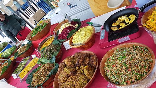 Salads at Rainforest Creations - Market Stall in South West London