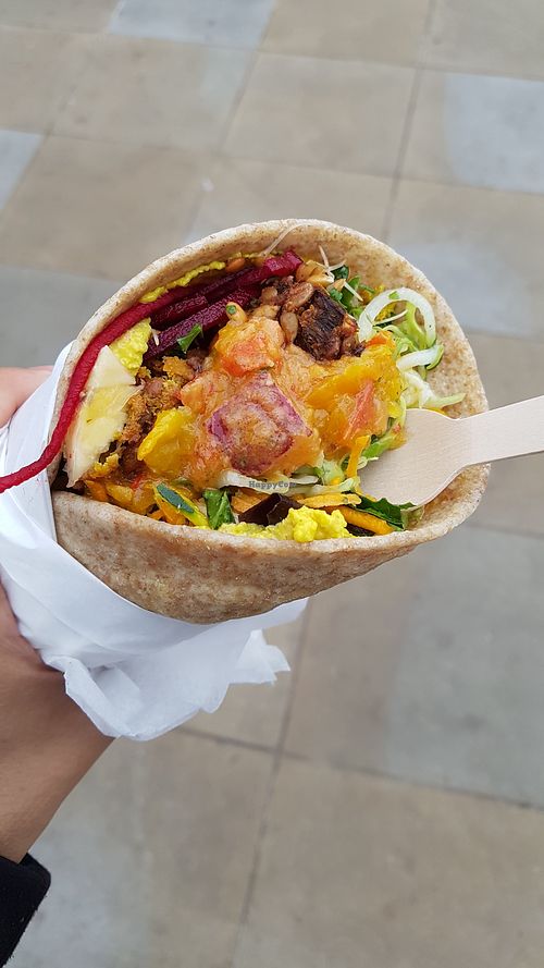 Rainbow wrap at Rainforest Creations - Market Stall in South West London