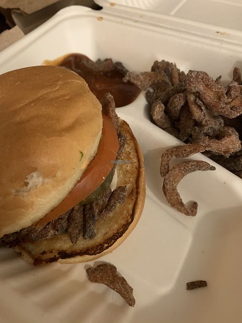 Chicken fries and burger!!!! 12/30/20 at Murray Hillbilly in Jacksonville