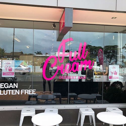 Store front at Full Cream Dessert Bar in Torquay