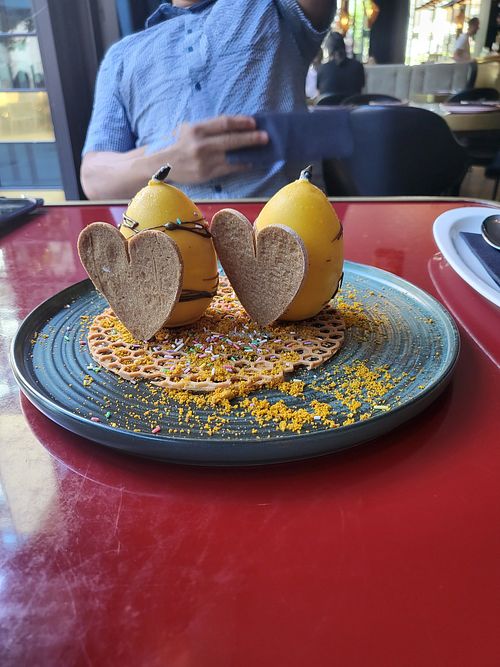 Passion fruit dessert at Wild Food in Granada