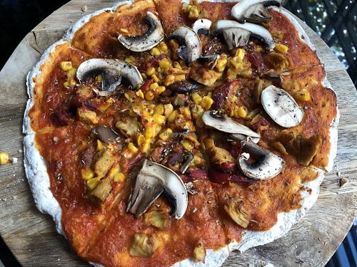 BBQ Pizza at Wild Food in Granada