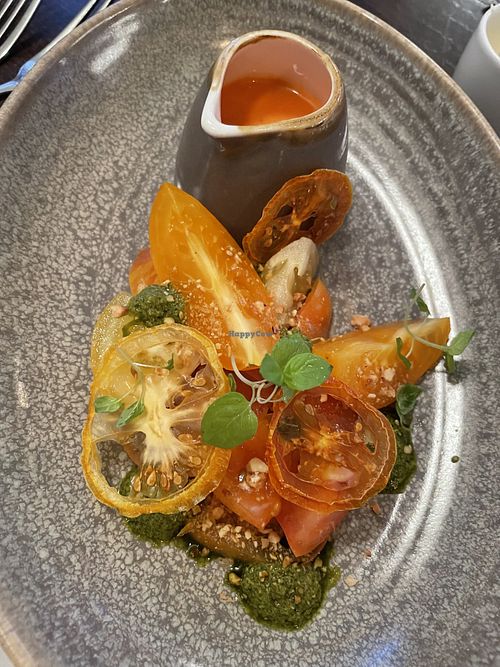 Heritage Tomato Salad at Ramsbeck - Another Place Hotel in Watermillock