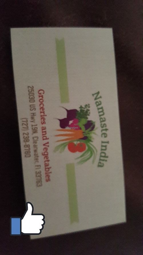Address phone at Namaste India Groceries and Vegetables in Clearwater