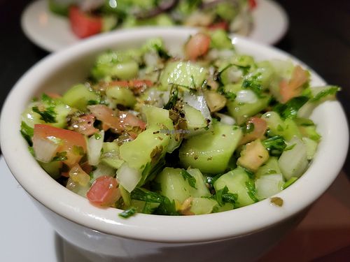 Shirazi Salad at Shamshiri Grill in West Los Angeles