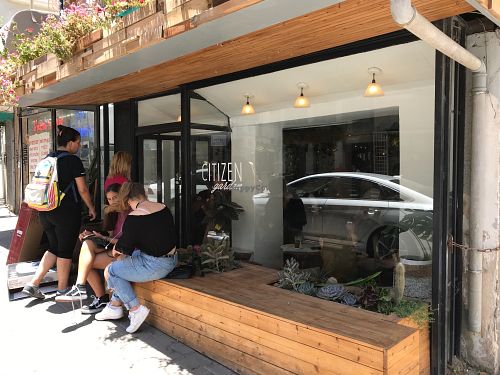 Outside at Citizen in Tel Aviv