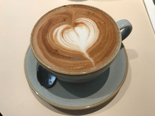 Soy cappuccino  at Citizen in Tel Aviv