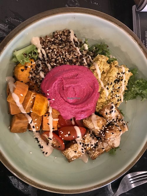 Buddha bowl at The Rebel Bar in Central Singapore