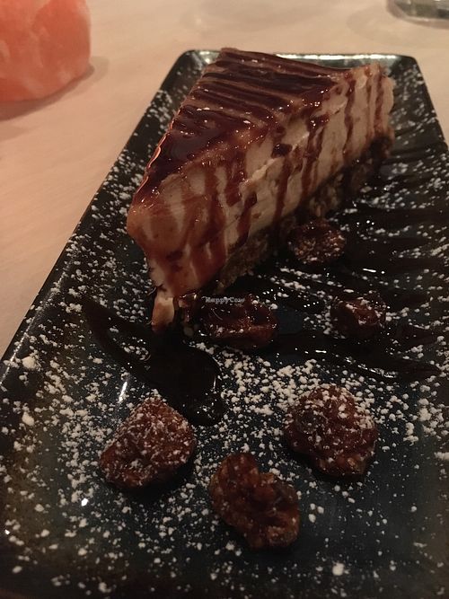 Salted Caramel Cheesecake  at Nourish in Bath