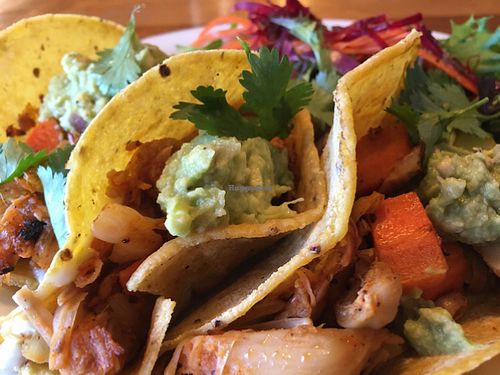Jackfruit KimChee Tacos at Vertical Diner in Salt Lake City