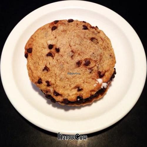 choc chip ice cream sandwhich  at Vertical Diner in Salt Lake City