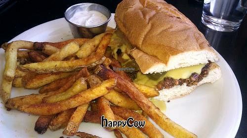 Cali Burger Philly Cheesesteak at Vertical Diner in Salt Lake City
