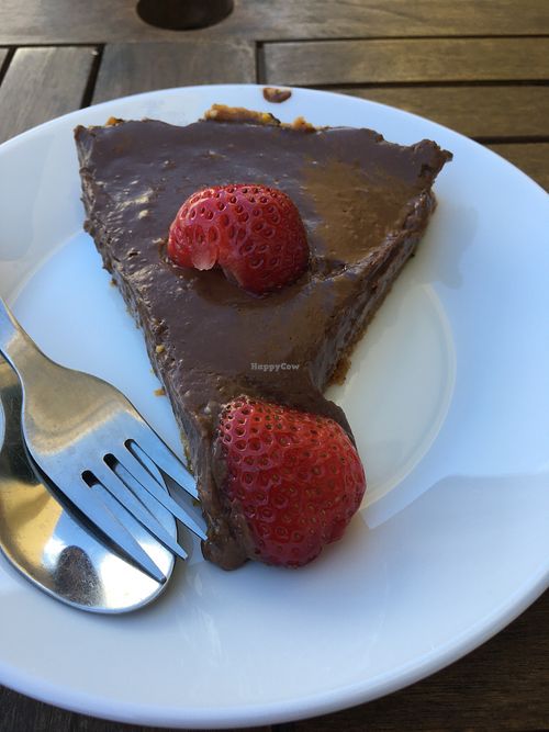 Chocolate mouse cake at Bosque in Sintra