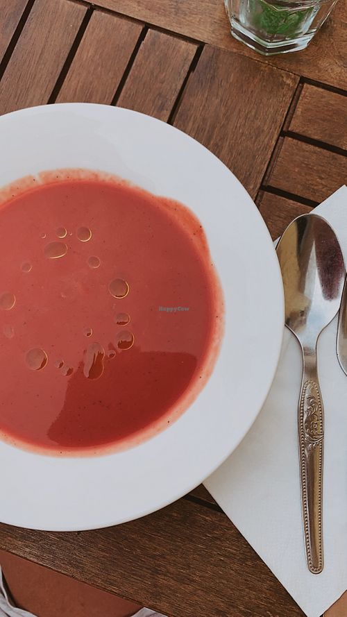Beetroot Soup at Bosque in Sintra
