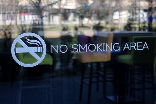 NO SMOKING AREA at Zen in Banja Luka