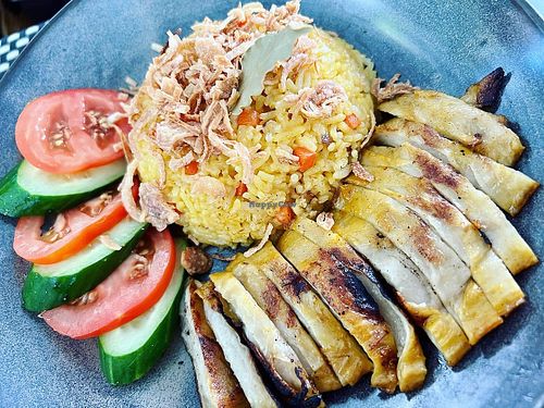 Khao mok gai  at Moreganic Restaurant at Away Chiang Mai Thapae Vegan Retreat in Chiang Mai