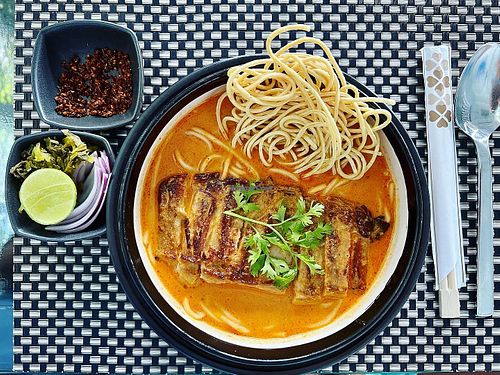 Khao Soi   at Moreganic Restaurant at Away Chiang Mai Thapae Vegan Retreat in Chiang Mai