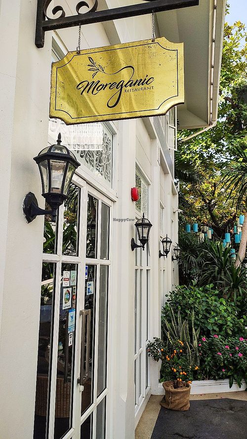Entrance at Moreganic Restaurant at Away Chiang Mai Thapae Vegan Retreat in Chiang Mai