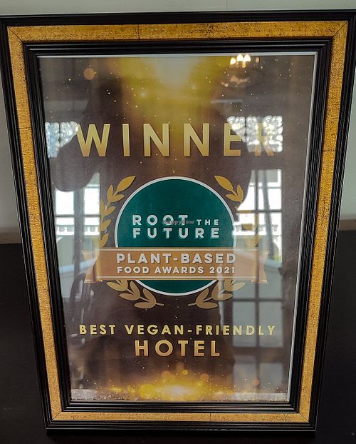 Awards at Moreganic Restaurant at Away Chiang Mai Thapae Vegan Retreat in Chiang Mai