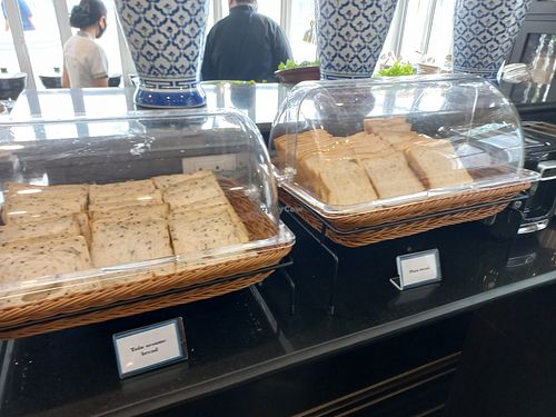 Breakfast buffet bread for toast at Moreganic Restaurant at Away Chiang Mai Thapae Vegan Retreat in Chiang Mai