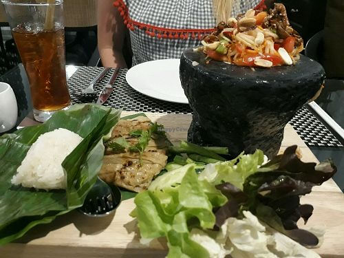 Somtam at Moreganic Restaurant at Away Chiang Mai Thapae Vegan Retreat in Chiang Mai