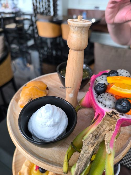 Afternoon Tea at Moreganic Restaurant at Away Chiang Mai Thapae Vegan Retreat in Chiang Mai