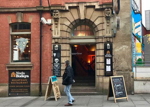 Nada Budaya shopfront at Nada Budaya in Nottingham