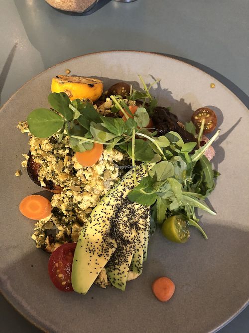 Tofu scramble at Yonder in Queenstown