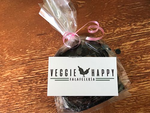 Brownie.  Other desserts are also available. at Veggie Happy in Queretaro