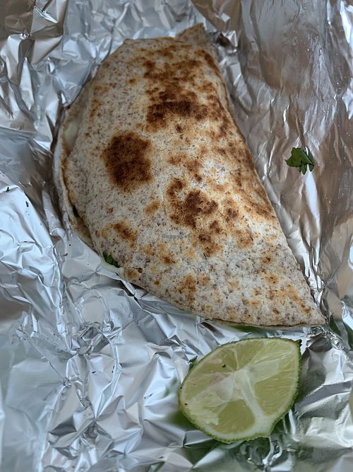 Gringa vegana at Veggie Happy in Queretaro