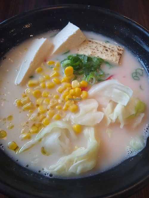 Vegan ramen at Slurp Ramen in Port Jefferson