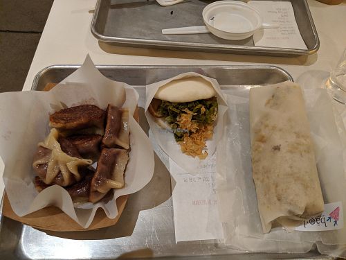 Vegan options at bao-logy in Philadelphia