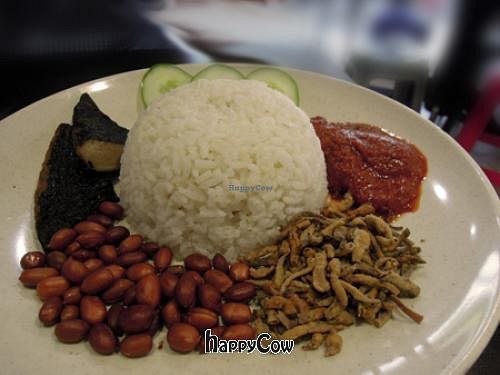 Nasi Lemak at Lily's Vegetarian Kitchen - Georgetown in Penang