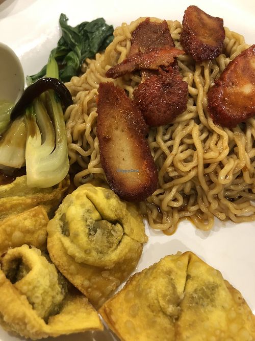 Amazing wontons  at Nature Cafe - Suntec City in Central Singapore