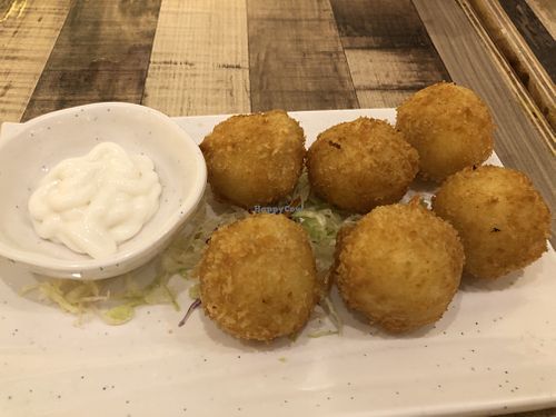 Cheese balls at Nature Cafe - Suntec City in Central Singapore