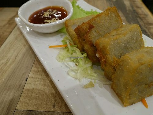 fried yam cake at Nature Cafe - Suntec City in Central Singapore