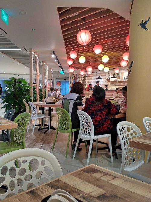 Nice decor  at Nature Cafe - Suntec City in Central Singapore