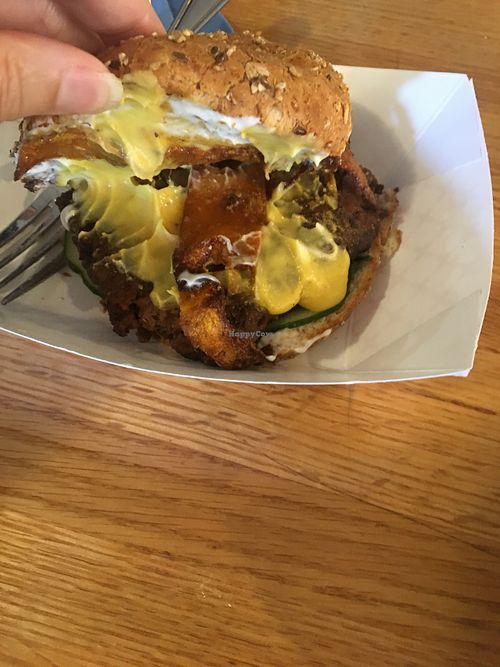 Bacon cheeseburger  at Water & Wheat in Coloma