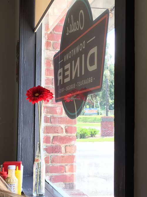 Window sign at Ocala's Downtown Diner in Ocala