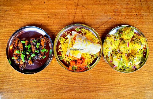 Indian street food tapas, delicious yet healthy small plates to accompany your favourite drink.  at Jaldee Jaldee in Brighton