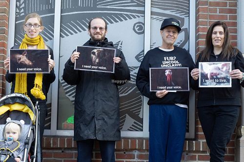 several members after recent action at Direct Action Everywhere in Baltimore